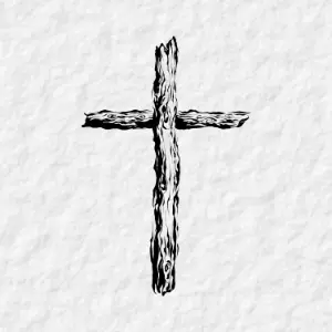 Wooden Cross flash design